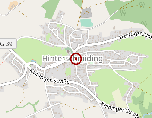 Karte: Betreuungsgruppe Hinterschmiding