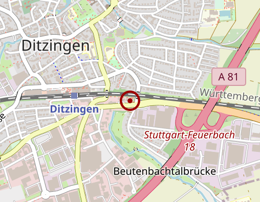 Karte: SO.DI Sozialstation Ditzingen gGmbH