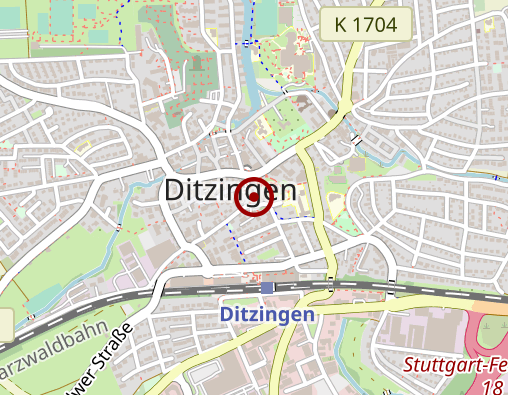 Karte: SO.DI Sozialstation Ditzingen gGmbH