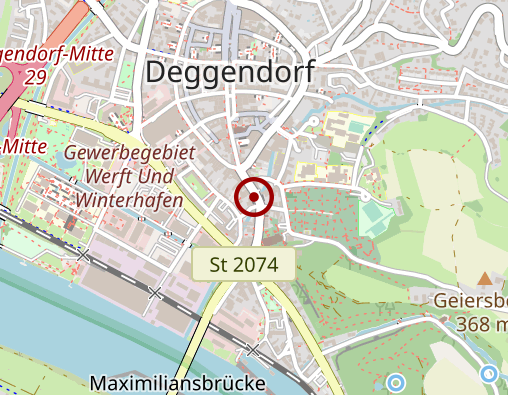 Karte: Caritaszentrum St. Katharinenspital -Sozialstation-