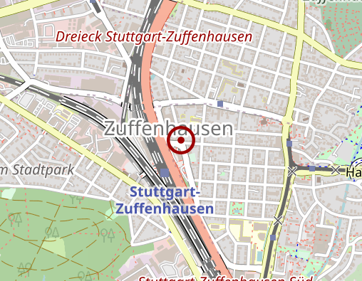 Karte: Begegnungs- und Servicezentrum Zuffenhausen