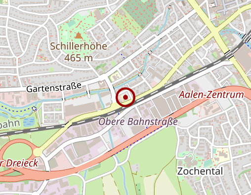 Karte: Johanniter-Unfall-Hilfe e. V. Regionalverband Ostwürttemberg