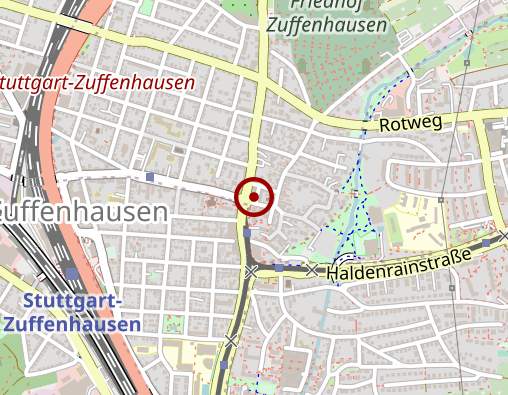 Karte: Glotz GmbH Filiale Zuffenhausen Sanitätshaus