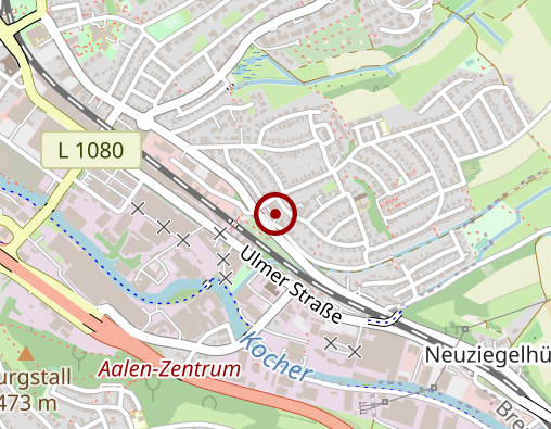 Karte: Ambulanter Pflegedienst Nord- und Ostwürttemberg MHD gGmbH