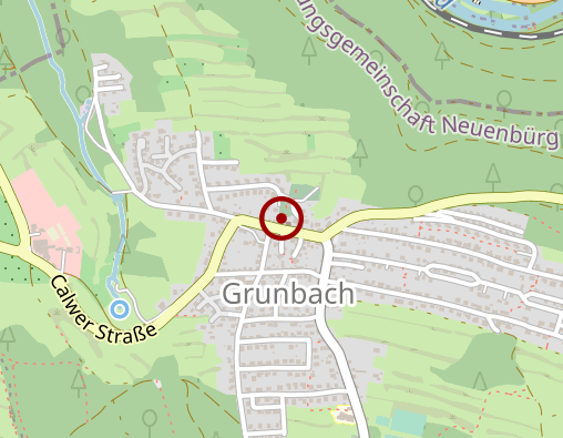 Karte: Betreuungsgruppe der Diakoniestation Neuenbürg in Engelsbrand-Grunbach