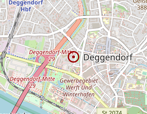 Karte: BRK-Sozialstation Deggendorf