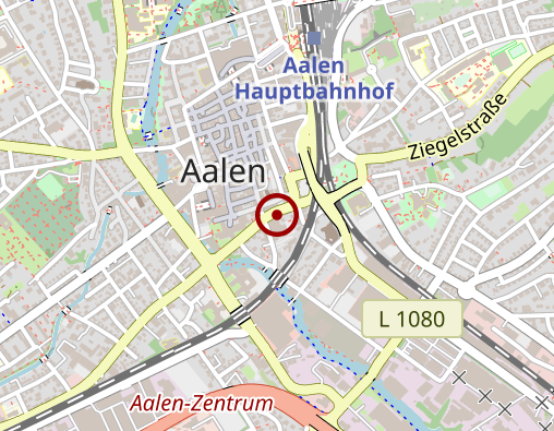 Karte: Kursana Domizil Aalen Haus Hieronymus