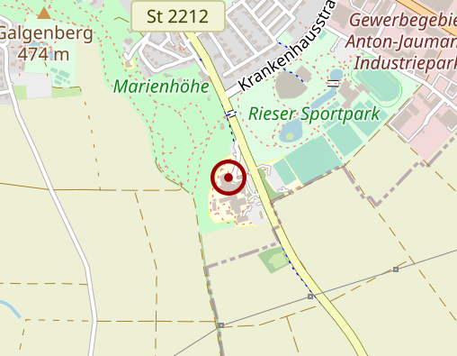 Karte: Stiftungskrankenhaus Nördlingen