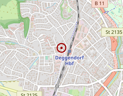 Karte: Suttner-Bisani Sabine R. Dr. Dipl.-Psych. M.A. Psychotherapeutische Praxis