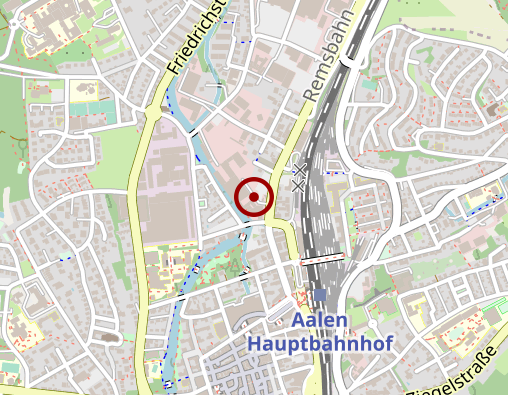 Karte: LWV.Eingliederungshilfe GmbH Rabenhof Ellwangen WfbM Außenarbeitsgruppe Behindertenwerkstatt