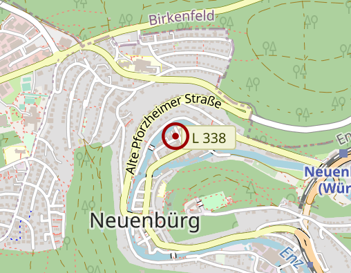 Karte: Diakoniestation Bad Wildbad, Engelsbrand und Neuenbürg