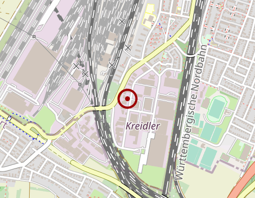 Karte: Blindenwerkstätte Kornwestheim GmbH