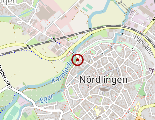 Karte: Lebenshilfe für Menschen mit Behinderung Donau-Ries e.V. Geschäftsstelle