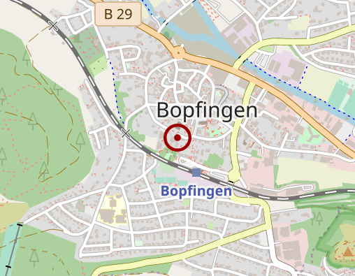 Karte: Deutsches Rotes Kreuz KV Aalen e.V. Altenpflegeheim Bopfingen