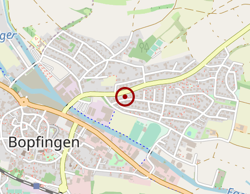 Karte: Organisierte Nachbarschaftshilfe der kirchlichen Sozialstation Bopfingen
