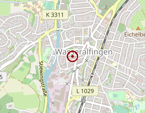 Karte: Betreuungsangebot für demenziell veränderte Menschen "Cafe Malta Wasseralfingen II"