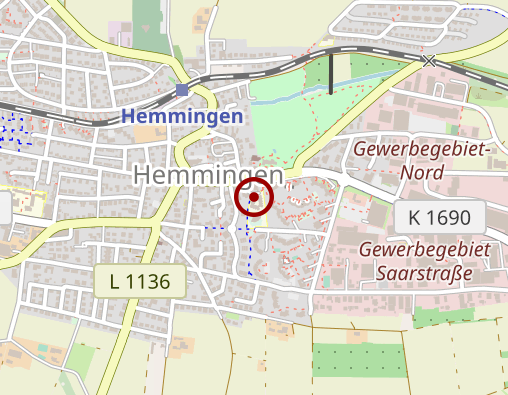 Karte: Kleeblatt Pflegeheim Hemmingen