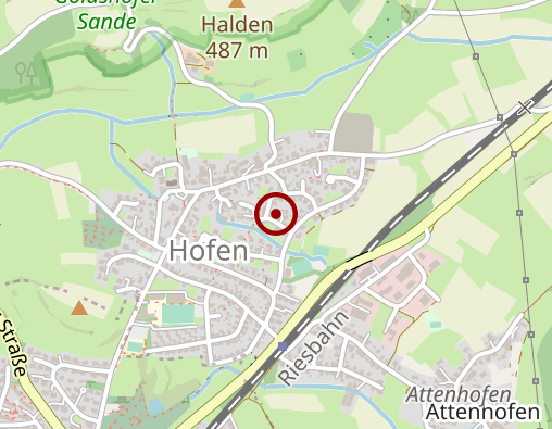 Karte: Nachbarschaftshilfe Aalen-Hofen Unterstützungsangebot im Alltag