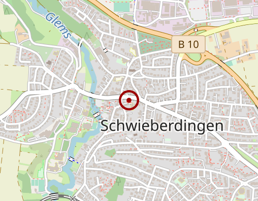 Karte: Kleeblatt Pflegeheim Schwieberdingen