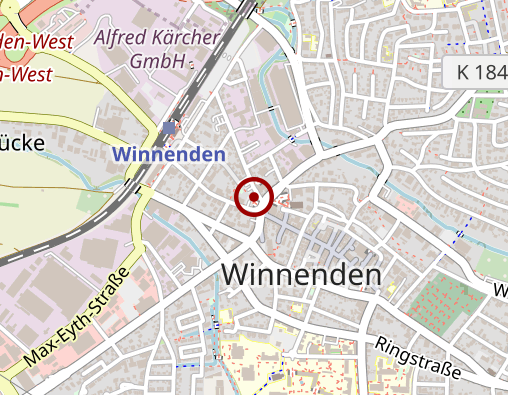 Karte: Taxi-Zentrale Winnenden UG