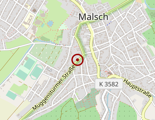 Karte: Betreuungsgruppe für Menschen mit eingeschränkter Alltagskompetenz "Theresienstüble Malsch"