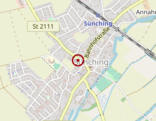 Karte: Ambulante Alten- und Krankenpflegestation Sünching