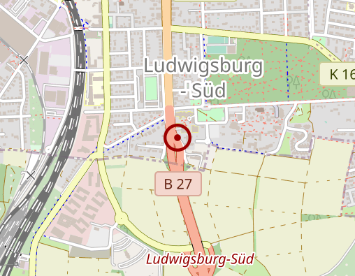 Karte: Stiftung Karlshöhe Ludwigsburg Karlinum Soziale Einrichtung