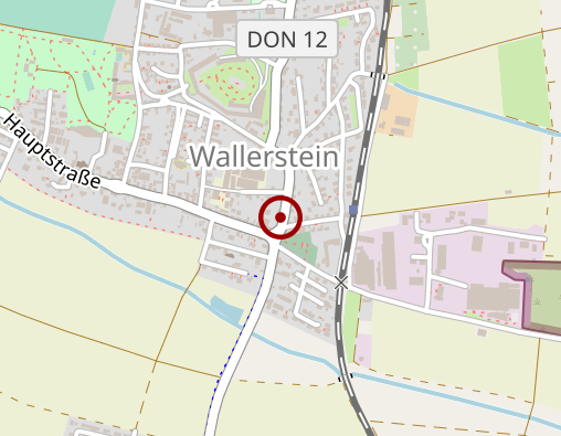 Karte: Fürstin Wilhelmine Alten- und Pflegeheim-Stiftung Wallerstein