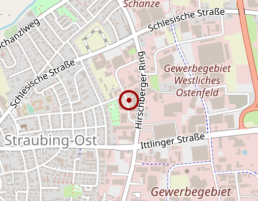 Karte: Straubinger Werkstätten Sankt Josef