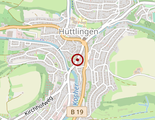 Karte: Deutsches Rotes Kreuz KV Aalen e.V. Seniorenzentrum Hüttlingen