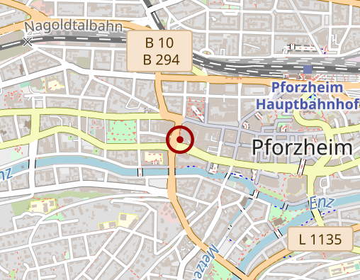 Karte: Pforzheimer Pflegedienst