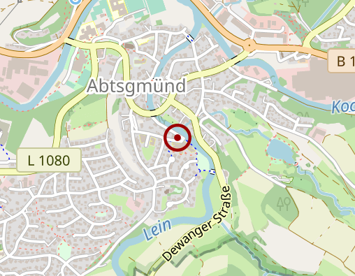 Karte: Stiftung Haus Lindenhof Schwäbisch Gmünd St. Lukas Altenpflegeheim