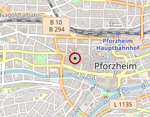 Karte: Enztal-Apotheke Pforzheim