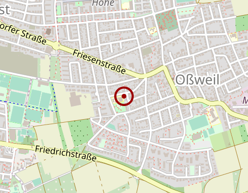 Karte: Nachbarschaftshilfe des Krankenpflegevereins Oßweil