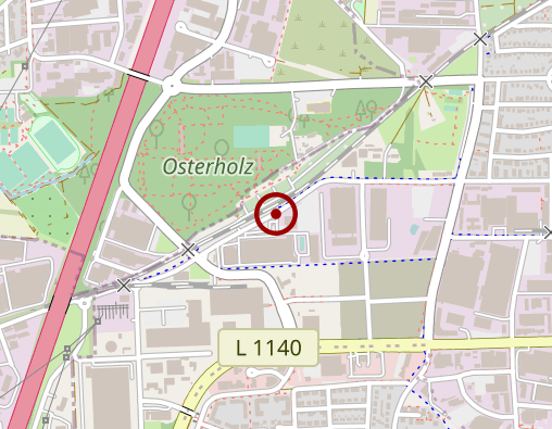 Karte: Betreuungsgruppe "Veilchen"