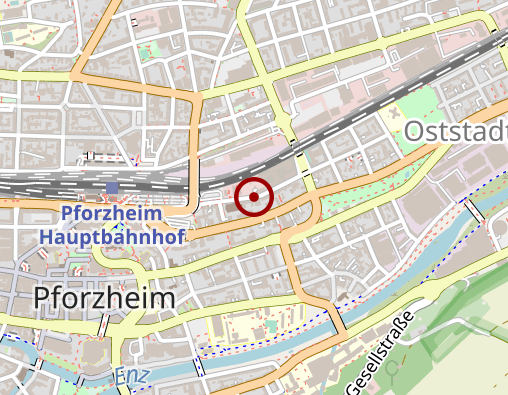 Karte: Tagespflege Erbprinzenstraße Dienste für Menschen