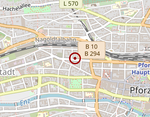 Karte: Beratungsstelle für Suchtprobleme bwlv