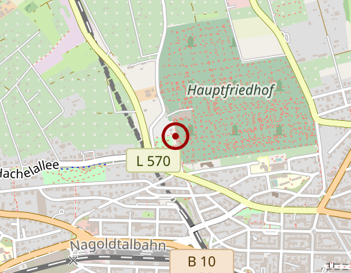 Karte: Pforzheimer Bestattungshaus GmbH