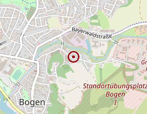 Karte: Ergotherapiepraxis-ZBI, An der Klinik Bogen