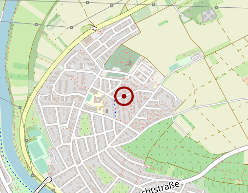 Karte: Betreuungsgruppe "Lebensgarten"