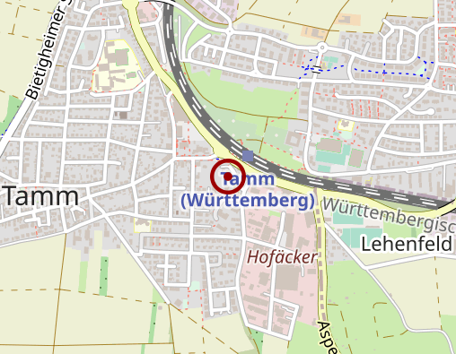 Karte: Kleeblatt Pflegeheim Tamm