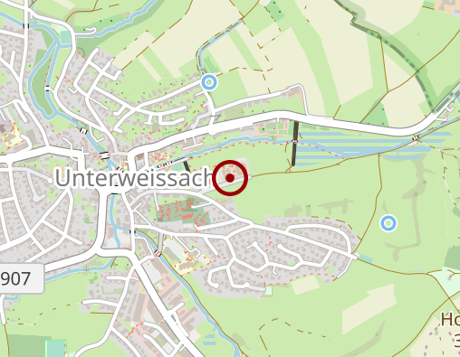 Karte: Diakoniestation Weissacher Tal Tagespflege