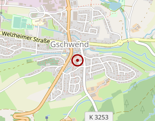 Karte: Betreuungsgruppe Gschwend