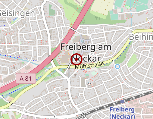 Karte: Akupunkturzentrum Freiberg