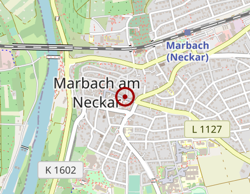 Karte: Praxis für Neurologie, Psychiatrie Psychotherapie Asperg