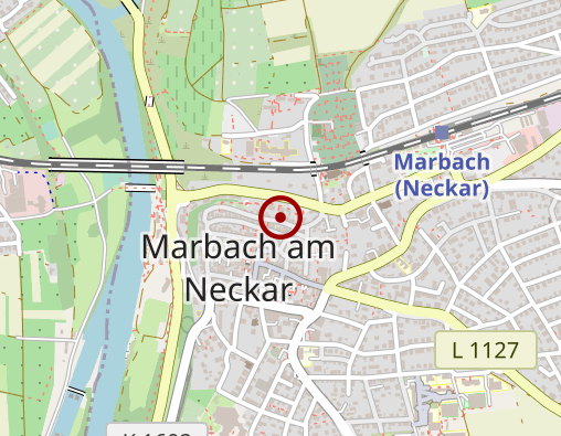 Karte: Ev. Diakoniestation Marbach