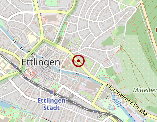 Karte: Hospizdienst Ettlingen