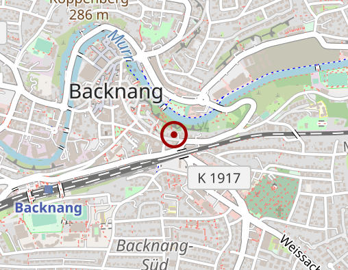 Karte: Katholische Sozialstation Backnang