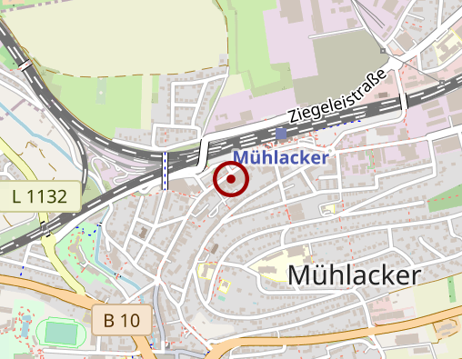 Karte: Bacher Taxi Krankenfahrten