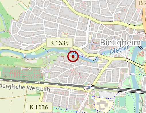 Karte: Evang. Heimstiftung GmbH Haus an der Metter